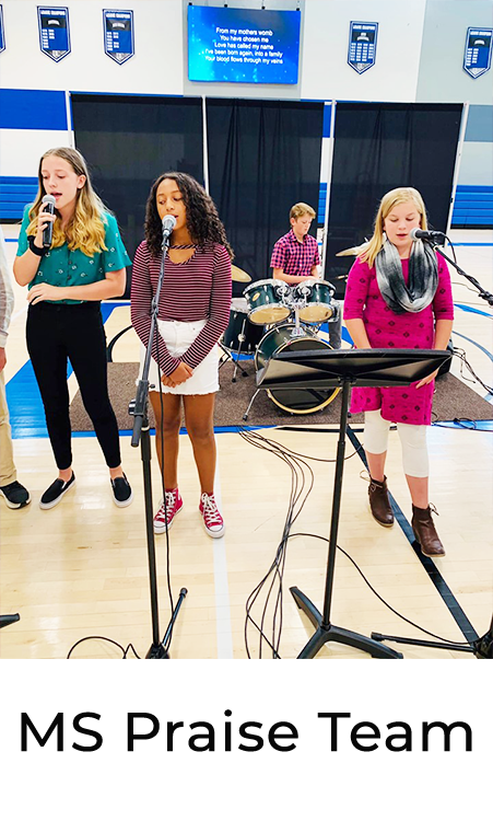 girls leading worship