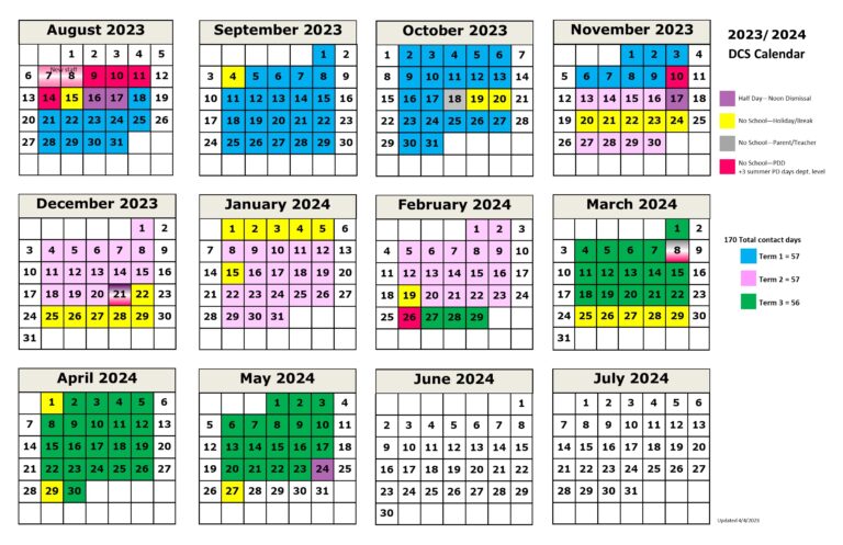 Calendar Denver Christian School (DCS)